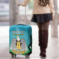 Personalised South Sudan Independence Day Luggage Cover Coat Of Arms With Flag Map - Wonder Print Shop