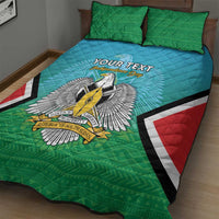 Personalised South Sudan Independence Day Quilt Bed Set Coat Of Arms With Flag Map - Wonder Print Shop