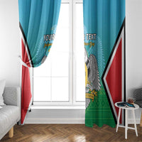 Personalised South Sudan Independence Day Window Curtain Coat Of Arms With Flag Map - Wonder Print Shop