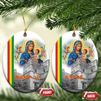Ethiopia Christmas Ceramic Ornament Saint Mary Lalibela Churches - Wonder Print Shop