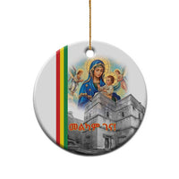 Ethiopia Christmas Ceramic Ornament Saint Mary Lalibela Churches - Wonder Print Shop
