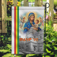 Ethiopian Christmas Garden Flag Saint Mary Lalibela Churches - Wonder Print Shop