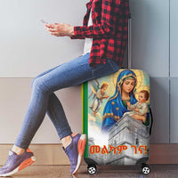Ethiopian Christmas Luggage Cover Saint Mary Lalibela Churches - Wonder Print Shop