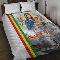 Ethiopian Christmas Quilt Bed Set Saint Mary Lalibela Churches - Wonder Print Shop
