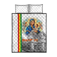 Ethiopian Christmas Quilt Bed Set Saint Mary Lalibela Churches - Wonder Print Shop