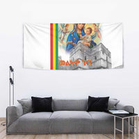 Ethiopian Christmas Tapestry Saint Mary Lalibela Churches - Wonder Print Shop