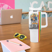 Ethiopian Christmas Tumbler With Handle Saint Mary Lalibela Churches - Wonder Print Shop
