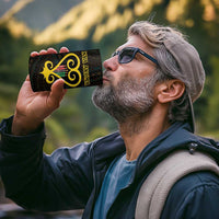 Personalised Happy Black Love Day 4 in 1 Can Cooler Tumbler Sankofa Heart With Adinkra Pattern