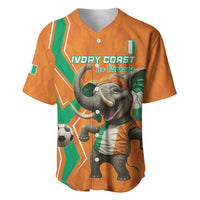Custom Ivory Coast Football Baseball Jersey Go Les Elephants