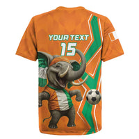 Custom Ivory Coast Football Rugby Jersey Go Les Elephants - Wonder Print Shop