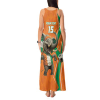 Custom Ivory Coast Football Tank Maxi Dress Go Les Elephants - Wonder Print Shop
