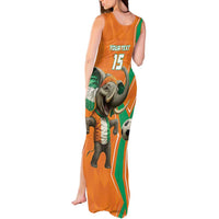 Custom Ivory Coast Football Tank Maxi Dress Go Les Elephants - Wonder Print Shop