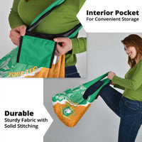 Personalised Ivory Coast Grocery Bag Elephant With Coat Of Arms