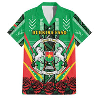 Personalised Burkina Faso Family Matching Summer Maxi Dress and Hawaiian Shirt Coat Of Arms Bogolan Pattern