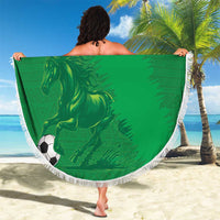 Custom Burkina Faso Football Beach Blanket Go Les Etalons