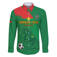 Custom Burkina Faso Football Family Matching Puletasi and Hawaiian Shirt Go Les Etalons