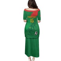 Custom Burkina Faso Football Family Matching Puletasi and Hawaiian Shirt Go Les Etalons
