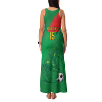 Custom Burkina Faso Football Family Matching Tank Maxi Dress and Hawaiian Shirt Go Les Etalons
