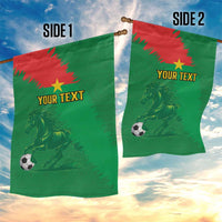 Custom Burkina Faso Football Garden Flag Go Les Etalons