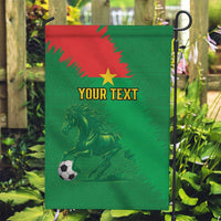 Custom Burkina Faso Football Garden Flag Go Les Etalons