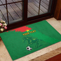 Custom Burkina Faso Football Rubber Doormat Go Les Etalons
