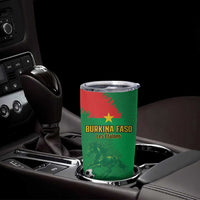 Custom Burkina Faso Football Tumbler Cup Go Les Etalons