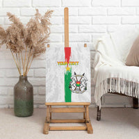 Custom Burkina Faso Football Canvas Wall Art Grunge Style