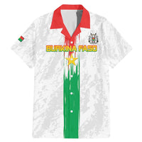 Custom Burkina Faso Football Family Matching Mermaid Dress and Hawaiian Shirt Grunge Style
