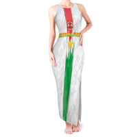 Custom Burkina Faso Football Tank Maxi Dress Grunge Style