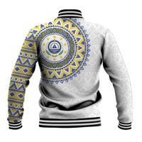 Cape Verde Baseball Jacket African Tribal Pattern