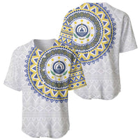 Cape Verde Baseball Jersey African Tribal Pattern