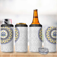 Cape Verde 4 in 1 Can Cooler Tumbler African Tribal Pattern