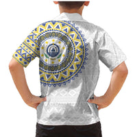 Cape Verde Family Matching Mermaid Dress and Hawaiian Shirt African Tribal Pattern