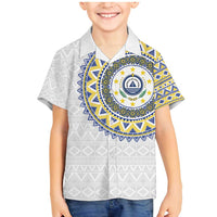 Cape Verde Family Matching Mermaid Dress and Hawaiian Shirt African Tribal Pattern