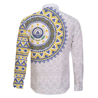 Cape Verde Family Matching Off The Shoulder Long Sleeve Dress and Hawaiian Shirt African Tribal Pattern