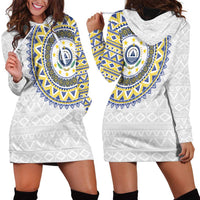 Cape Verde Hoodie Dress African Tribal Pattern