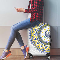 Cape Verde Luggage Cover African Tribal Pattern