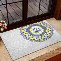 Cape Verde Rubber Doormat African Tribal Pattern