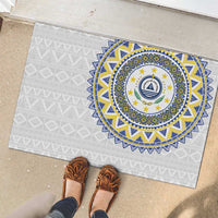 Cape Verde Rubber Doormat African Tribal Pattern