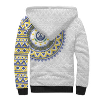 Cape Verde Sherpa Hoodie African Tribal Pattern