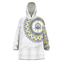 Cape Verde Wearable Blanket Hoodie African Tribal Pattern