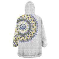Cape Verde Wearable Blanket Hoodie African Tribal Pattern