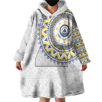 Cape Verde Wearable Blanket Hoodie African Tribal Pattern