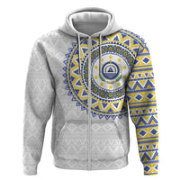 Cape Verde Zip Hoodie African Tribal Pattern