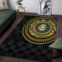 Ivory Coast Area Rug African Tribal Pattern