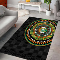 Ivory Coast Area Rug African Tribal Pattern