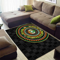 Ivory Coast Area Rug African Tribal Pattern