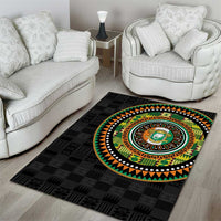 Ivory Coast Area Rug African Tribal Pattern