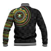 Ivory Coast Baseball Jacket African Tribal Pattern
