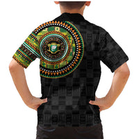 Ivory Coast Family Matching Mermaid Dress and Hawaiian Shirt African Tribal Pattern